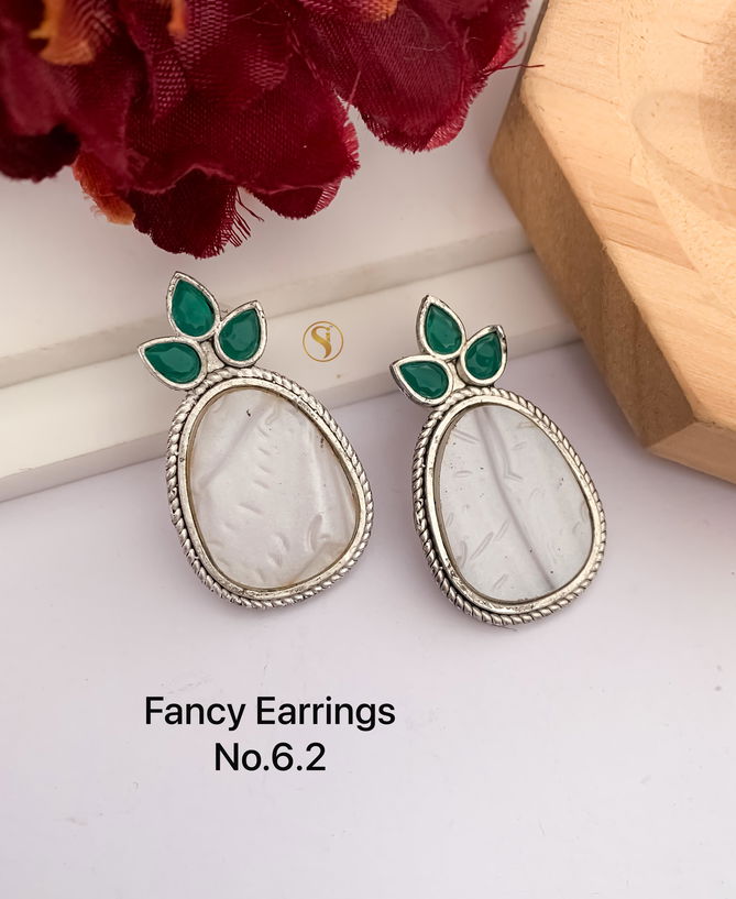 19 Party Wear AD Diamond Fancy Earrings Wholesale Shop in Surat
